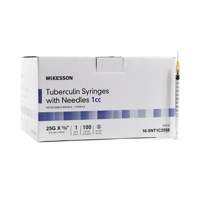 McKesson Standard Tuberculin Syringe with Needle