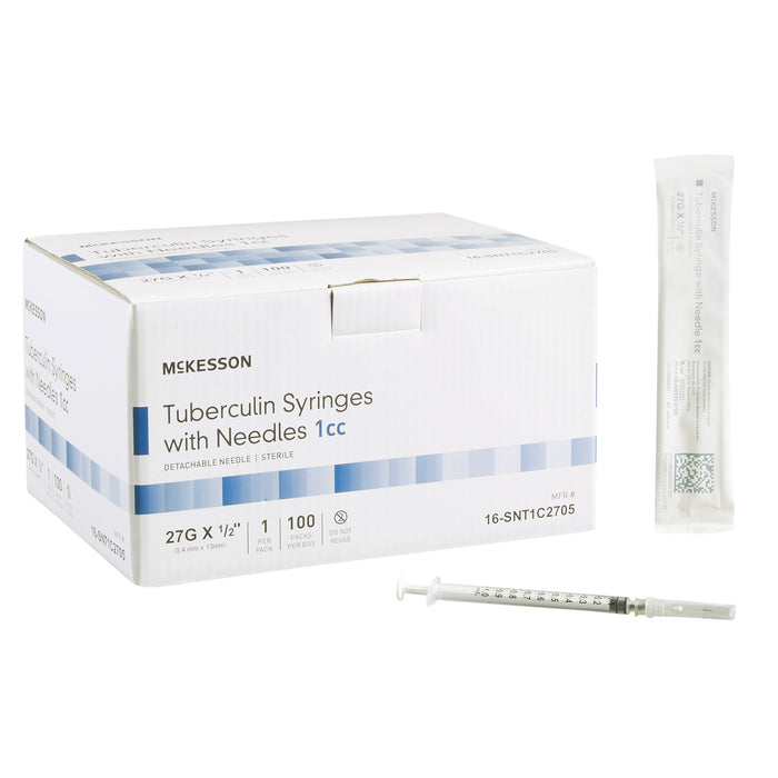 McKesson Standard Tuberculin Syringe with Needle