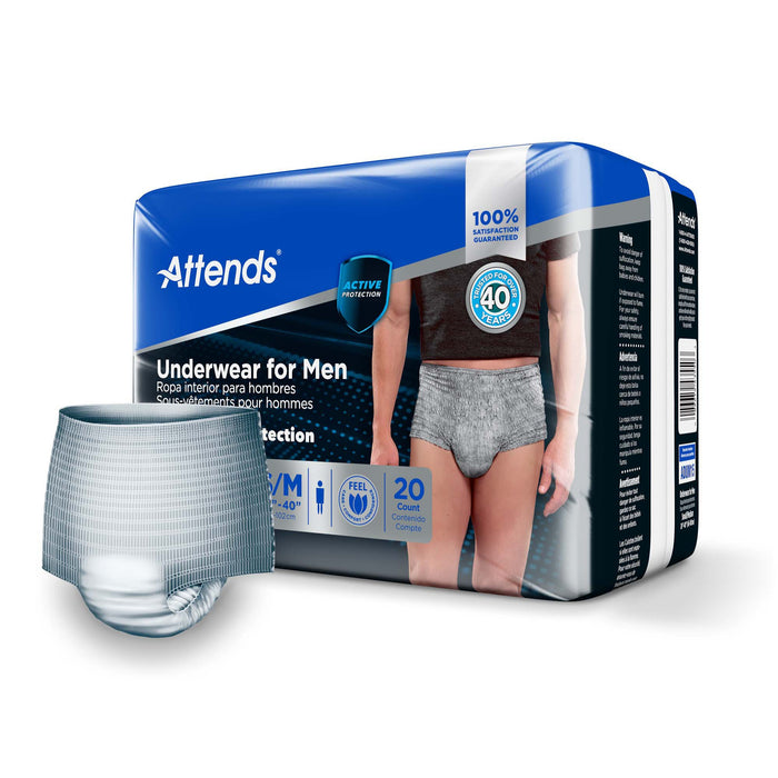 Attends® Male Adult Absorbent Underwear - Heavy Absorbency