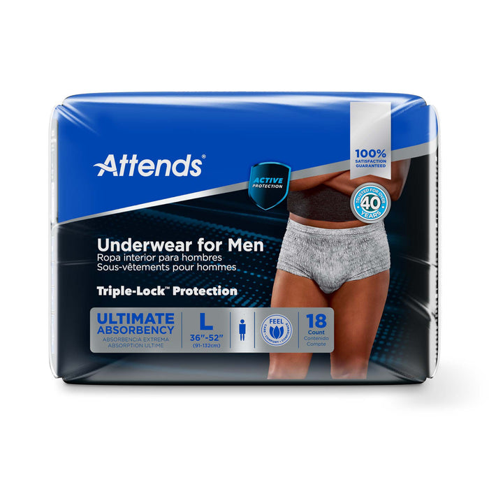 Attends® Male Adult Absorbent Underwear - Heavy Absorbency