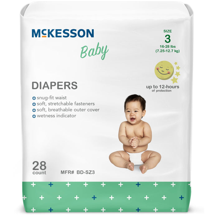 McKesson Baby Diaper - Heavy Absorbency