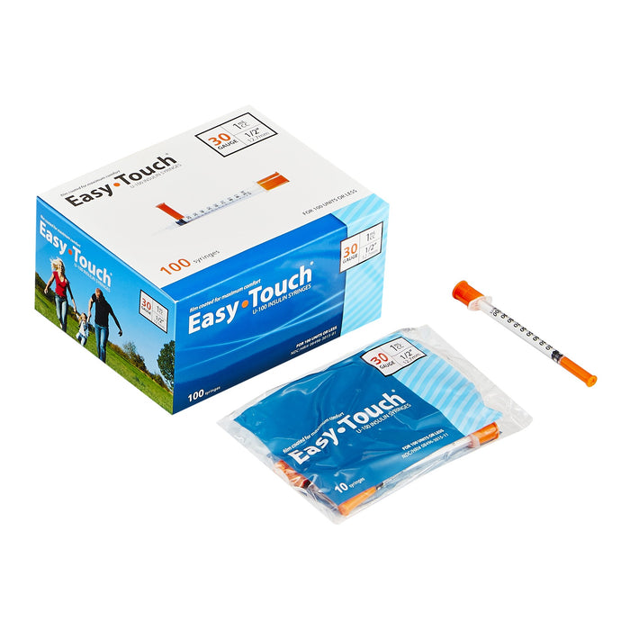 Standard Diabetes Syringe with Needle EasyTouch™ - 1 mL