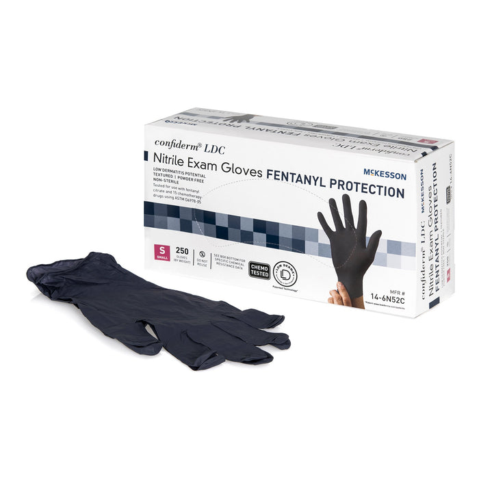 McKesson Exam Glove Confiderm® LDC - Black