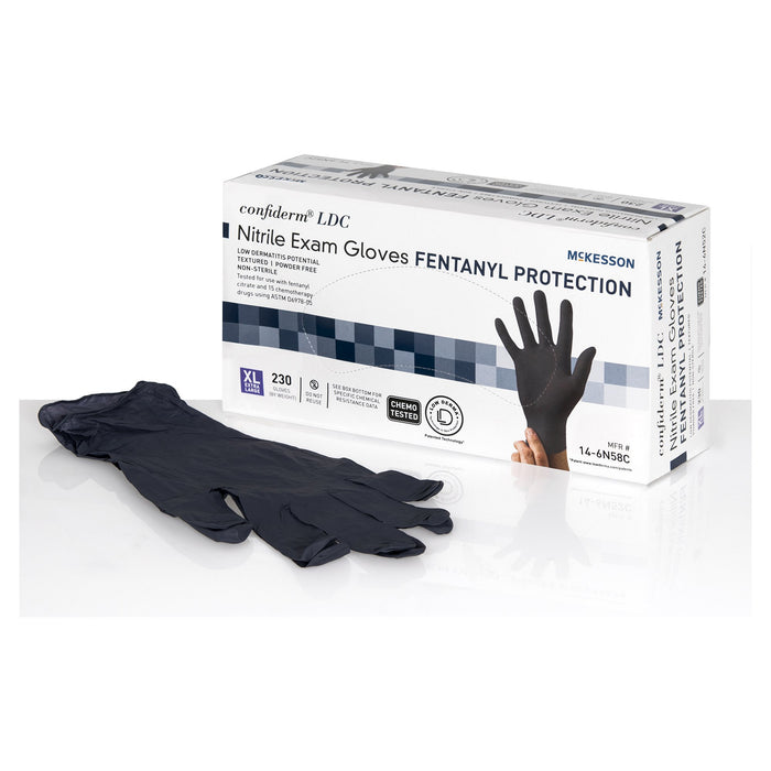 McKesson Exam Glove Confiderm® LDC - Black