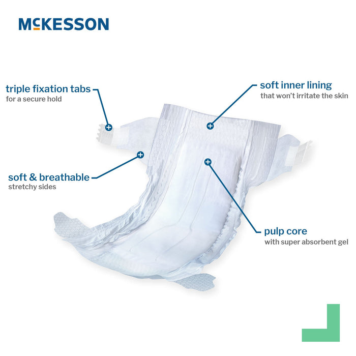 McKesson Baby Diaper - Heavy Absorbency