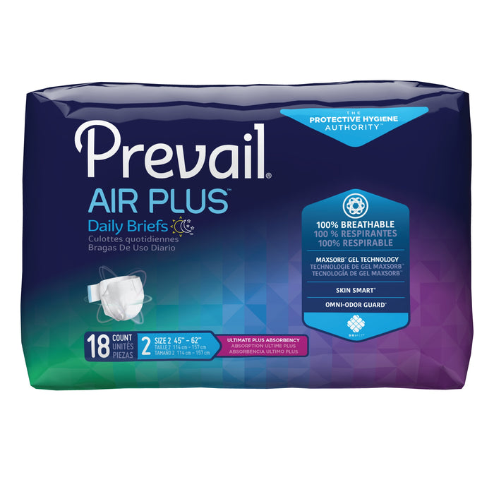 Prevail Air Plus Stretchable Briefs Ultimate Absorbency