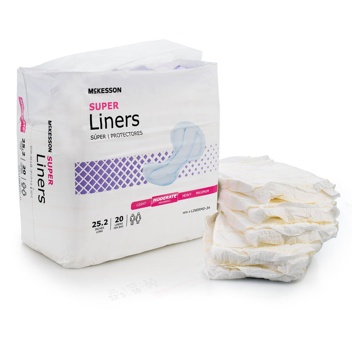 McKesson Classic Liner Incontinence - Moderate Absorbency