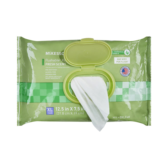 McKesson Flushable Personal Wipes - Scented