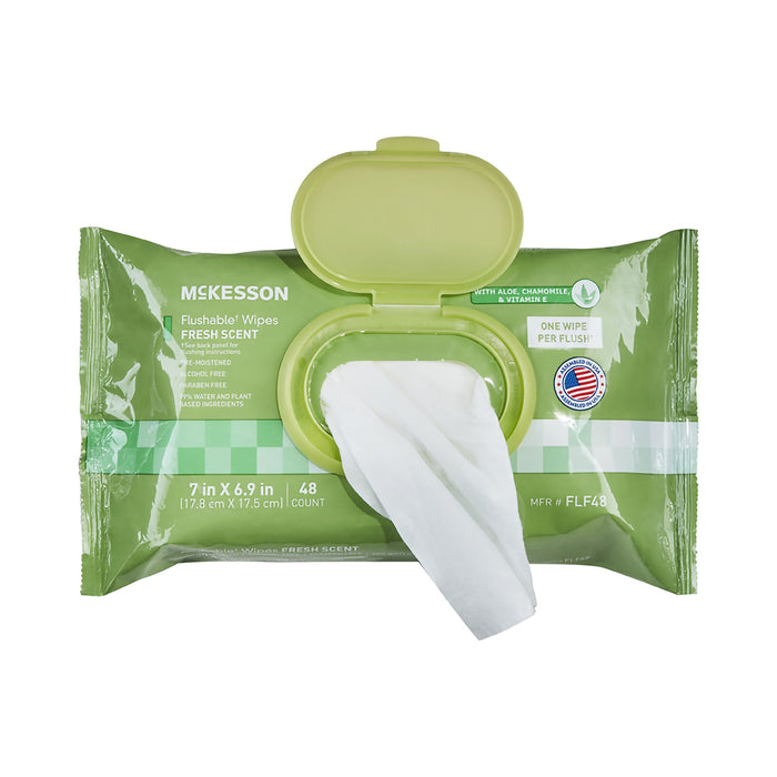 McKesson Flushable Personal Wipes - Scented