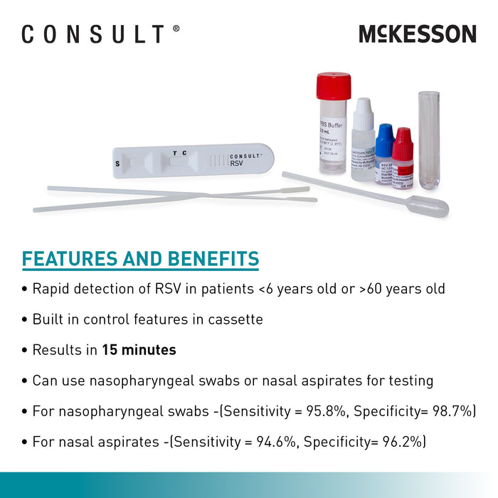 McKesson Consult™ Respiratory Test Kit RSV