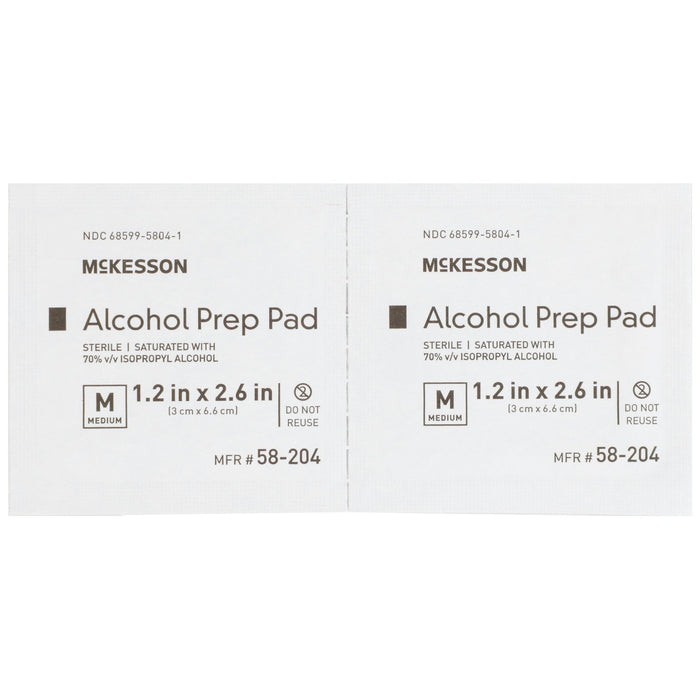 McKesson Alcohol Prep Pads, Sterile