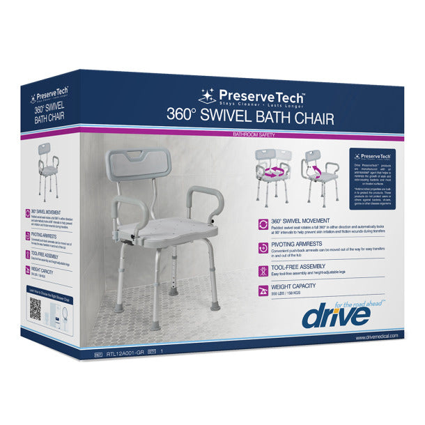 PreserveTech 360 Swivel Bath Chair