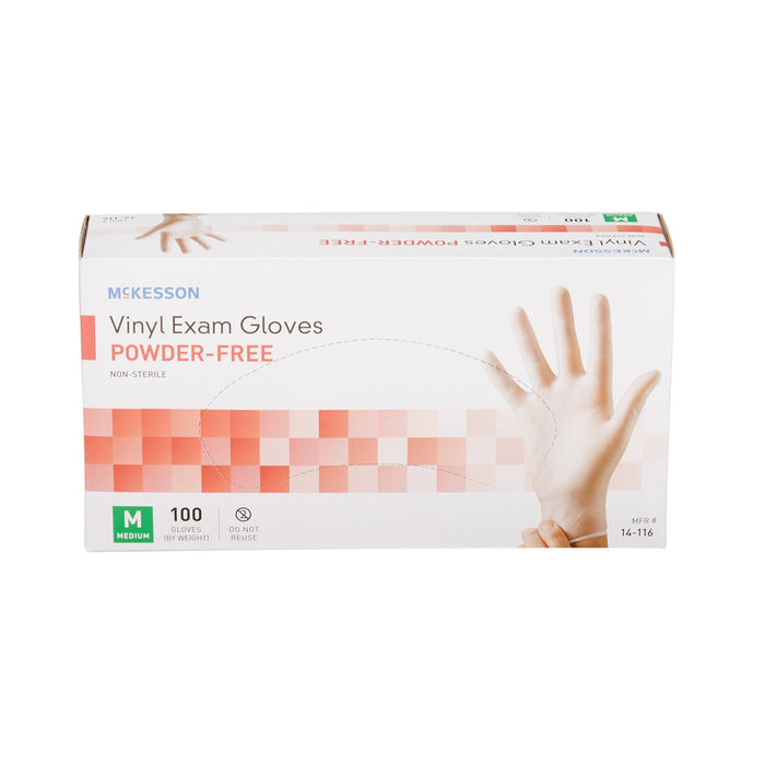 McKesson Exam Glove Vinyl Standard Cuff