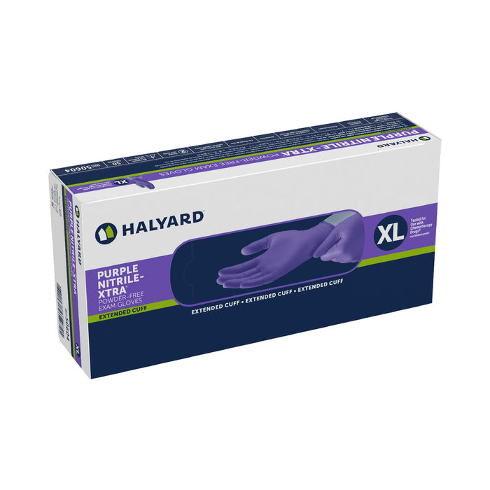 Halyard Exam Glove Purple Nitrile-Xtra™