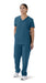 Medline 4865CRBM Staten AVE Women's Yoga-Style Scrub Tops, TOP, SCRUB, AVE, WMN, STATEN, CRB, M, 1 Each