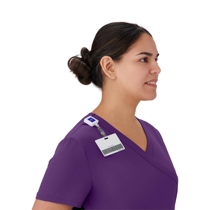 Medline 4865RPLXS Staten AVE Women's Yoga-Style Scrub Tops, TOP, SCRUB, AVE, WMN, STATEN, RPL, XS, 1 Each