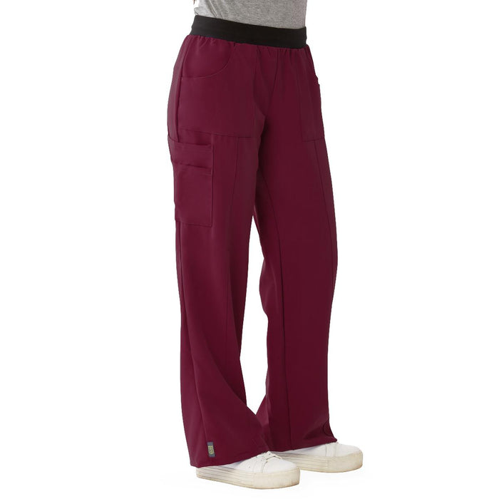 Medline Pacific Ave Women's Stretch Wide Waistband Scrub Pants