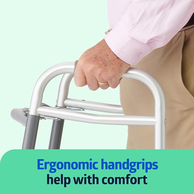 Medline Bariatric Folding Walkers with 5" Wheel