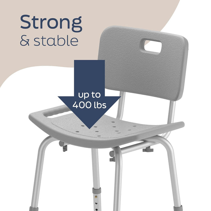 Medline Shower Chair with Back