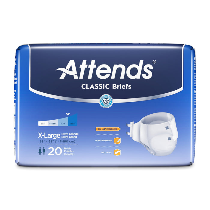 Unisex Adult Incontinence Brief Attends® Classic