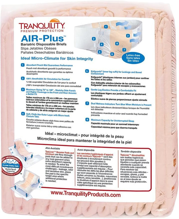 Tranquility® AIR-Plus™ Bariatric Incontinence Brief