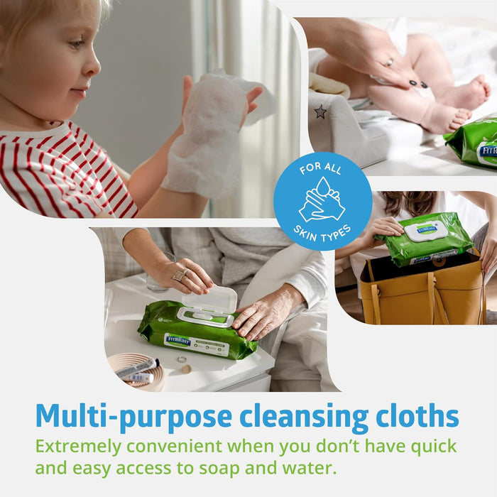 FitRight Aloe Personal Cleansing Wipes