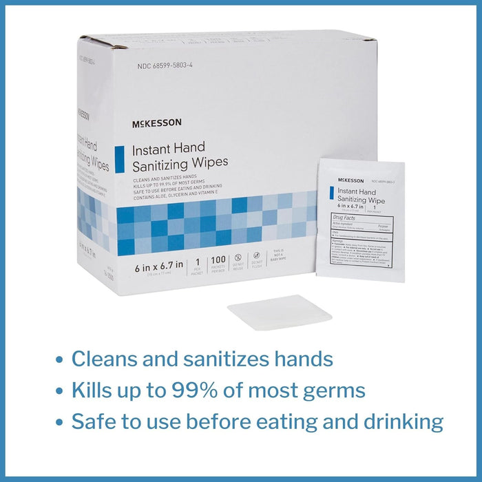 McKesson Instant Hand Sanitizing Wipes