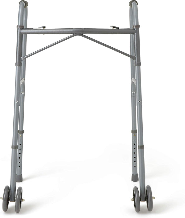 Medline Bariatric Folding Walkers with 5" Wheel