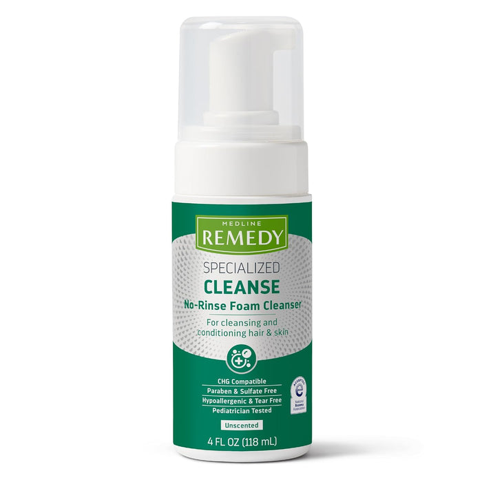 Medline Remedy Specialized No-Rinse Foam Cleanser