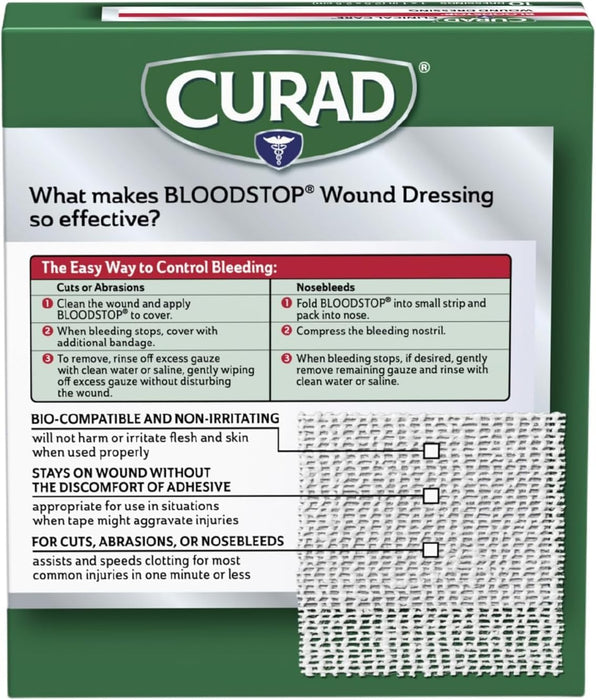 CURAD Bloodstop Hemostatic Gauze