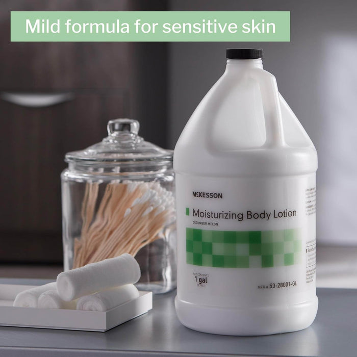 McKesson Hand and Body Moisturizer 1 gal. Jug Cucumber Melon Scent Lotion