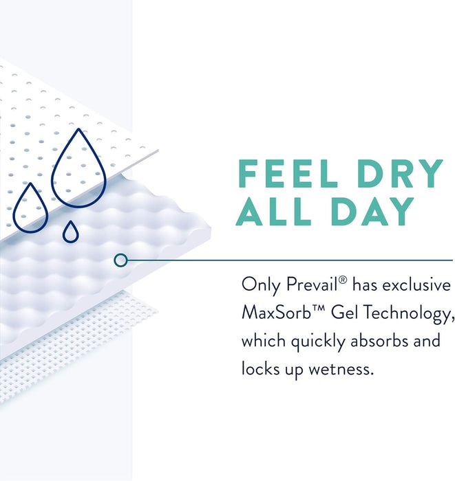Bladder Control Pad Prevail® Daily Male Guards Heavy Absorbency One Size Fits Most
