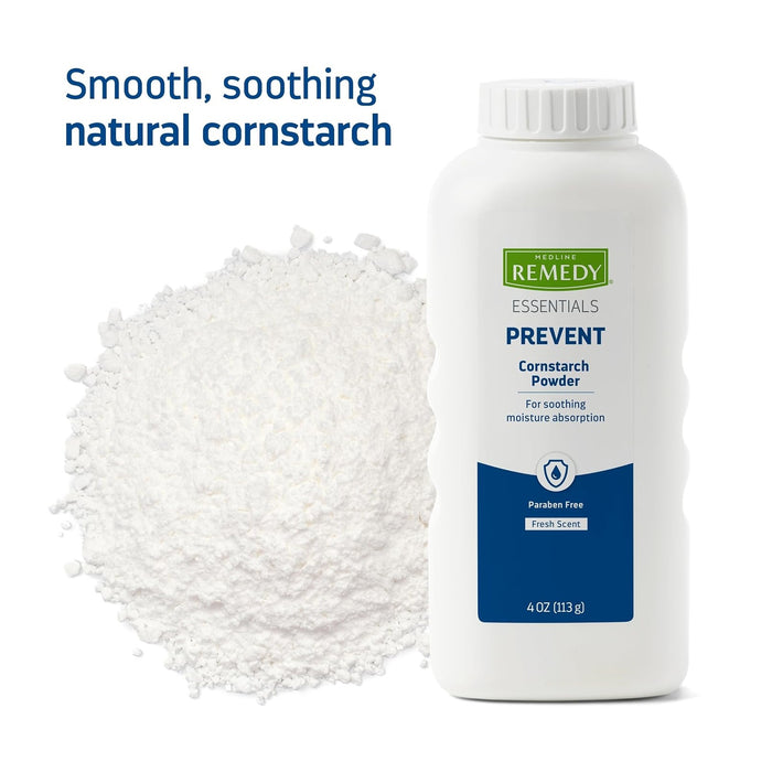 Medline Remedy Essentials Cornstarch Powder