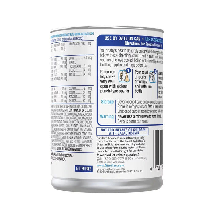 Similac Advance 20, in 13 oz.