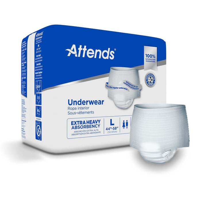 Attends® Unisex Adult Absorbent Underwear - Heavy Absorbency