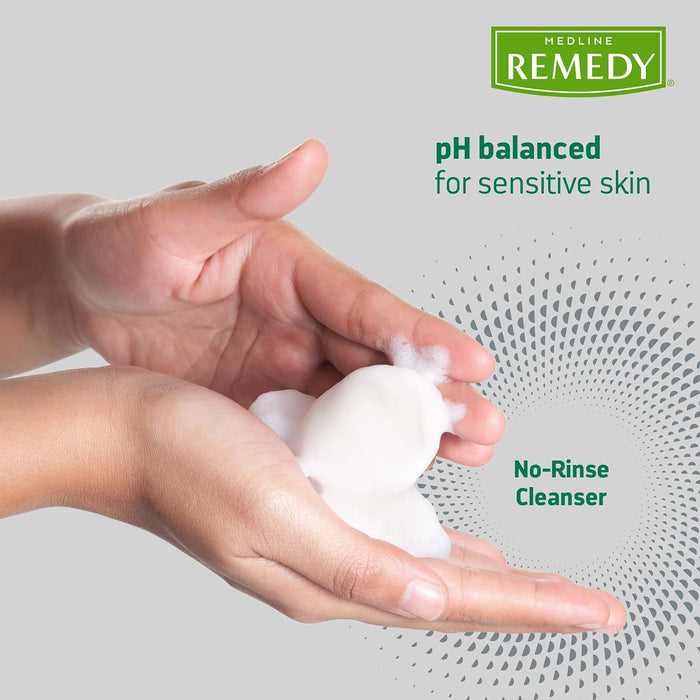 Medline Remedy Specialized No-Rinse Foam Cleanser