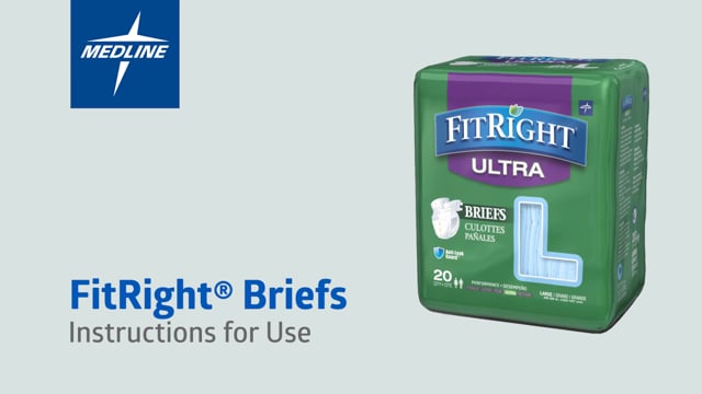 Medline FitRight Basic Incontinence Briefs — Medical Supply Pros