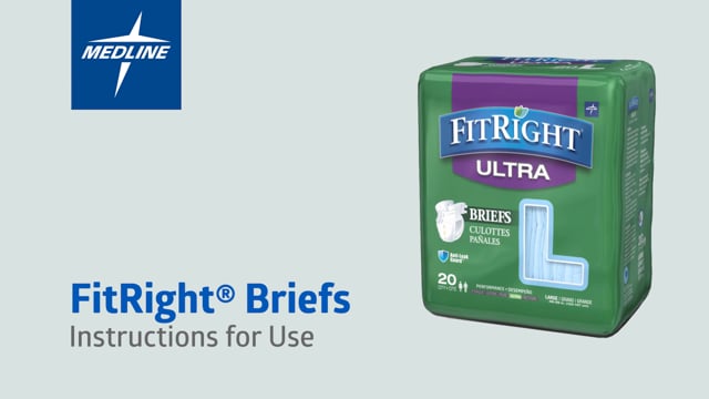 Medline FitRight Ultra Incontinence Briefs