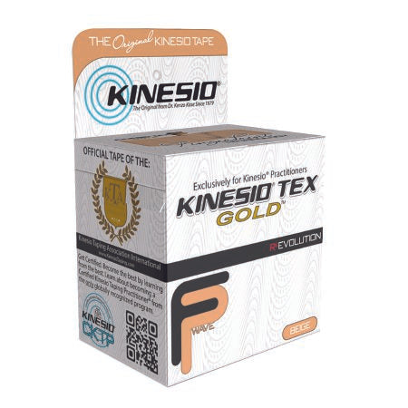 Kinesiology Tape Kinesio Tex Gold Water Resistant Beige Cotton