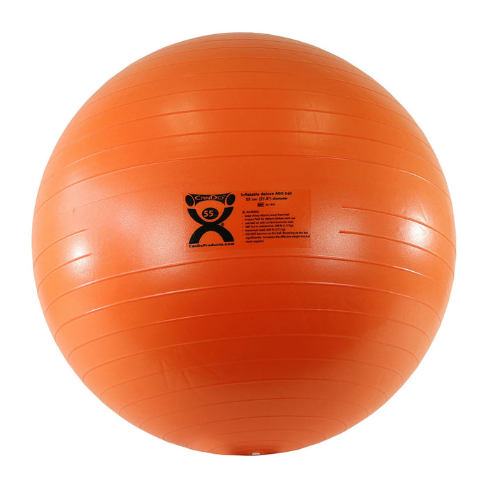 Inflatable Exercise Ball CanDo® ABS Orange