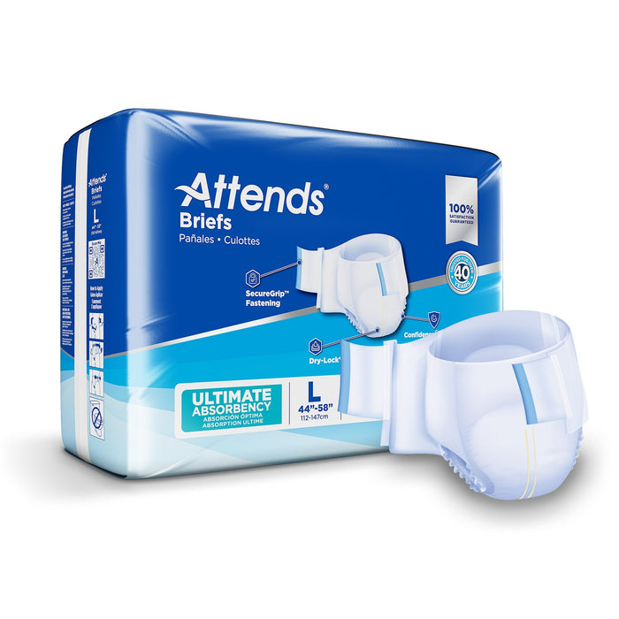 Unisex Adult Incontinence Brief Attends® Advanced