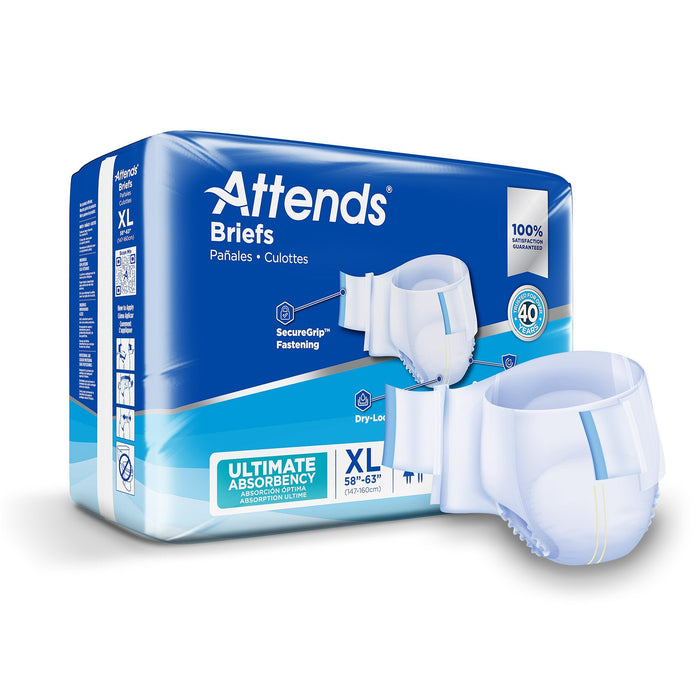 Unisex Adult Incontinence Brief Attends® Advanced