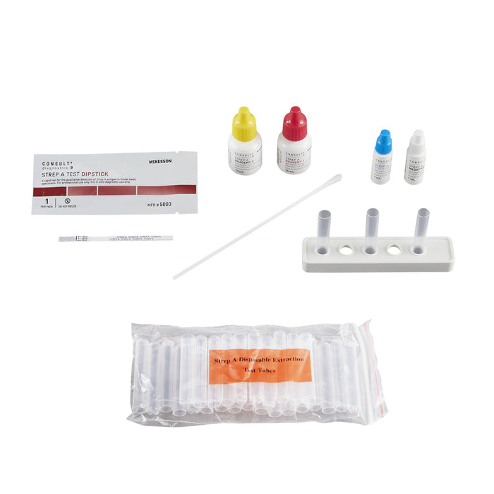 McKesson Respiratory Test Kit Consult™ Strep A Test - CLIA Waived