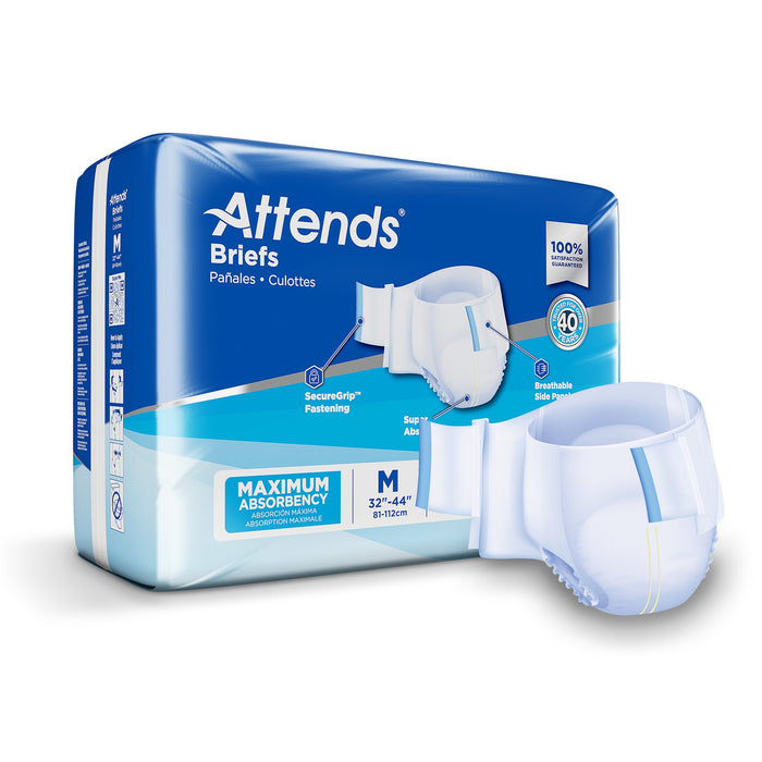 Attends® Unisex Adult Incontinence Briefs