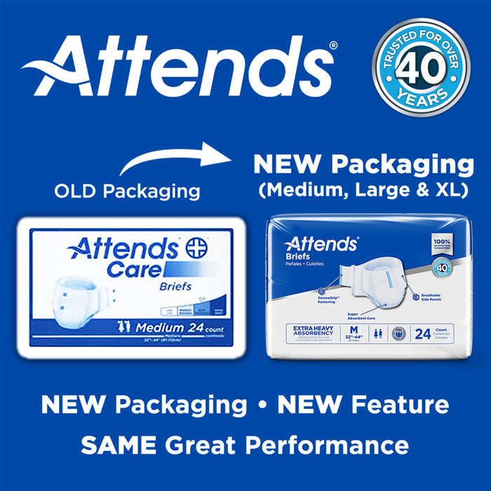 Attends® Care Advanced Unisex Adult Incontinence Briefs