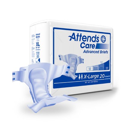 Unisex Adult Incontinence Brief Attends® Care Advanced