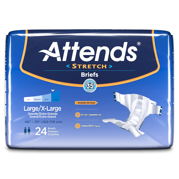 Unisex Adult Incontinence Brief Attends® Stretch