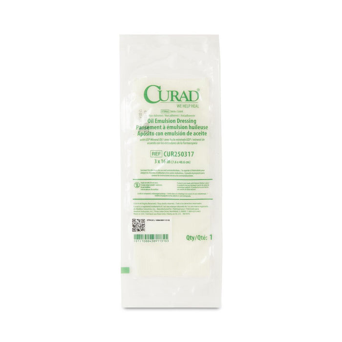 CURAD Sterile Oil Emulsion Nonadherent Gauze Dressing