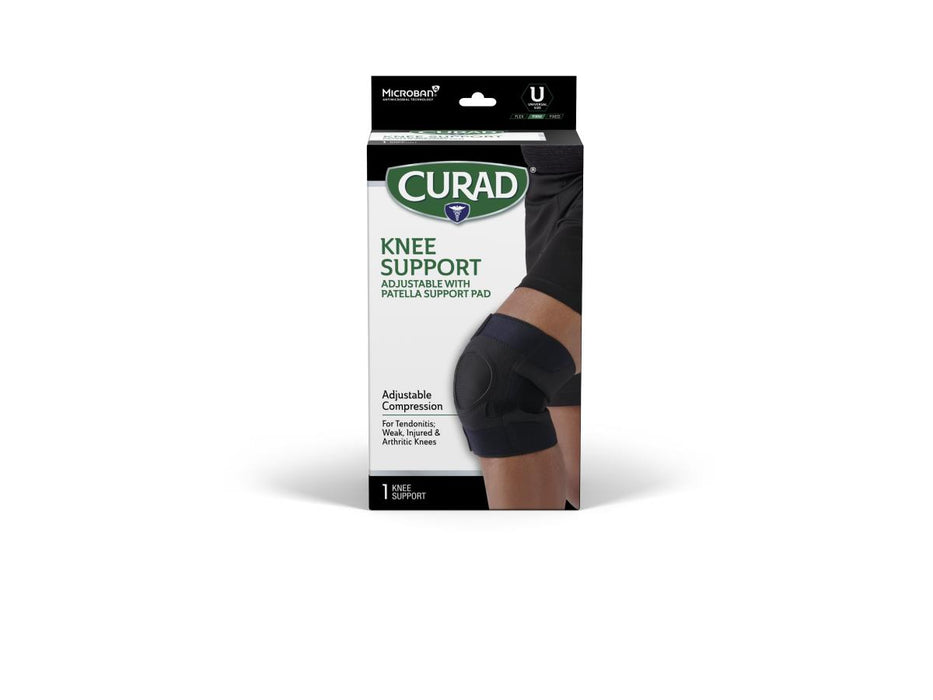 CURAD Knee Supports with Patella Pad and Microban