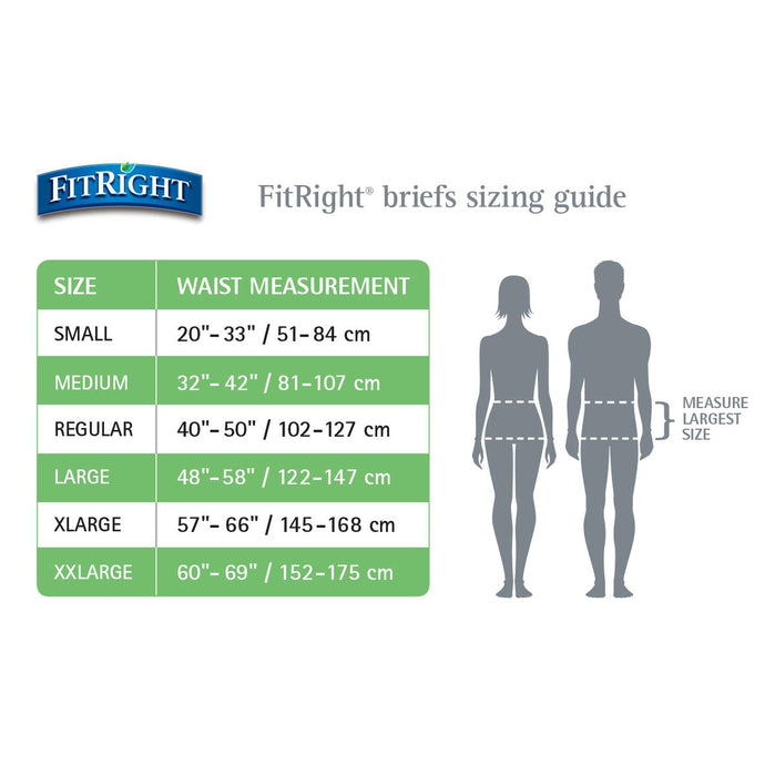 Medline FitRight Basic Incontinence Briefs